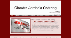 Desktop Screenshot of chesterjordanscatering.com